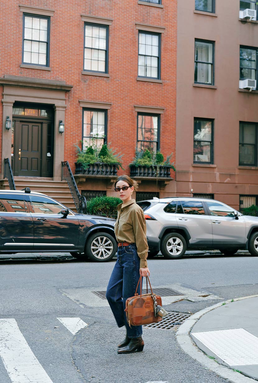 Bentley Straight Cropped Jeans - Dark Indigo