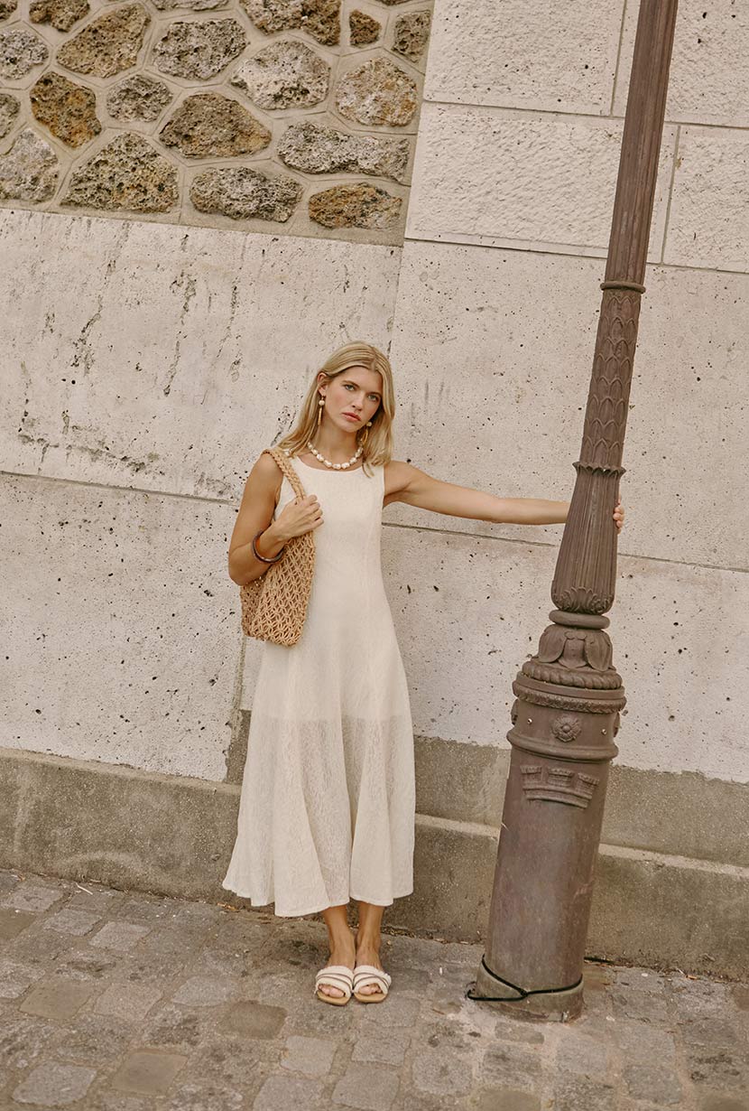 Gwynne Knit Dress - Ivory