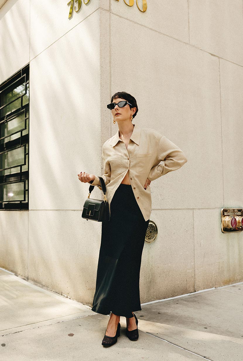 Benoite Linen Shirt - Ecru