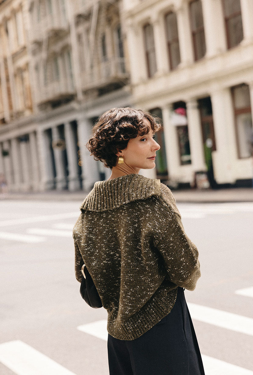 Barry Wool Sweater - Moss