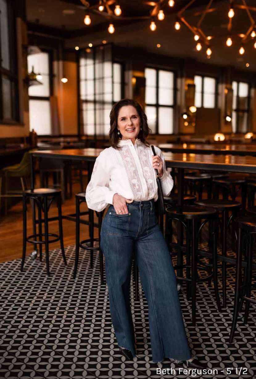 Sevilla High Rise Wide Leg Jeans - Vintage Indigo