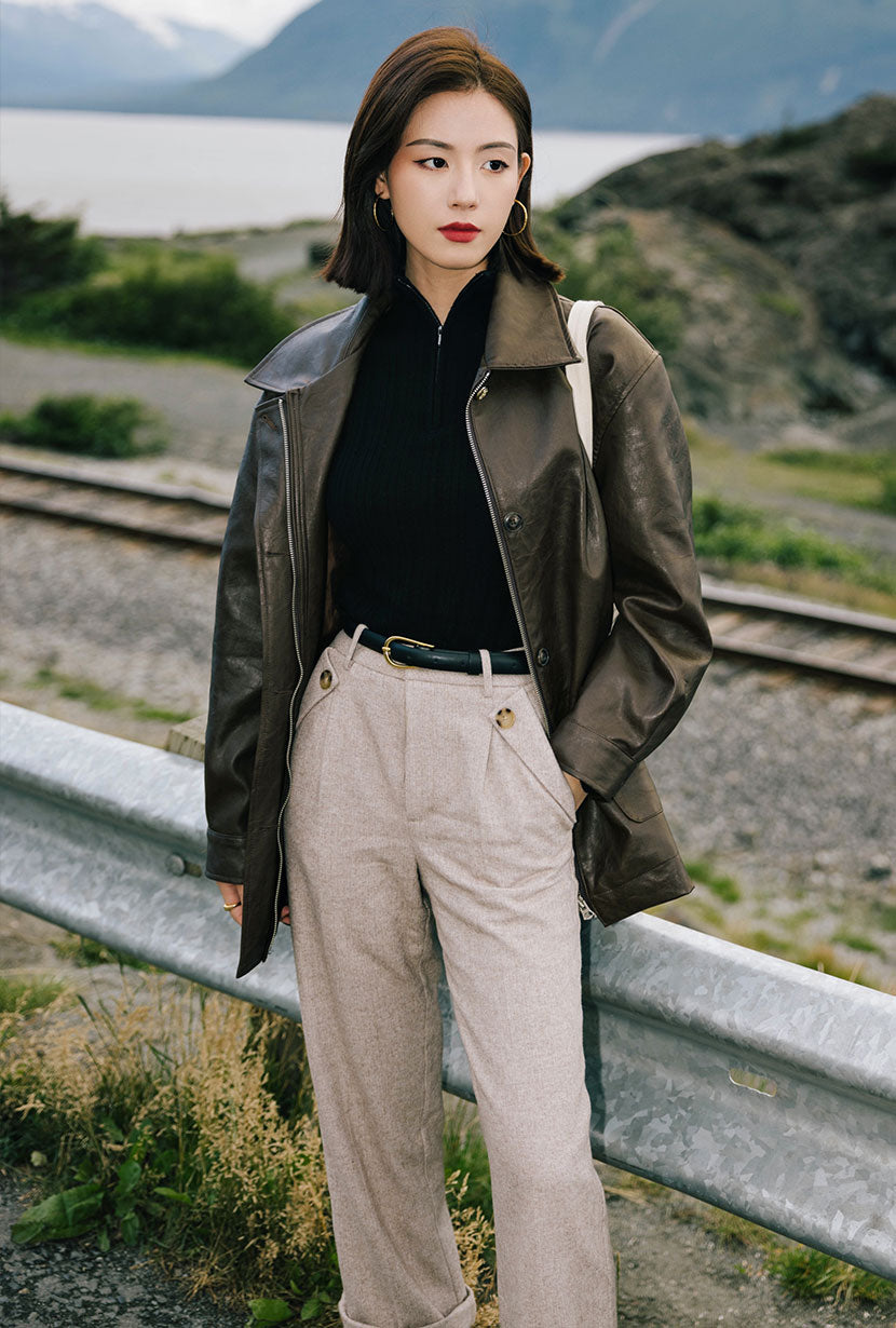 Reign Wool Pants - Oatmeal