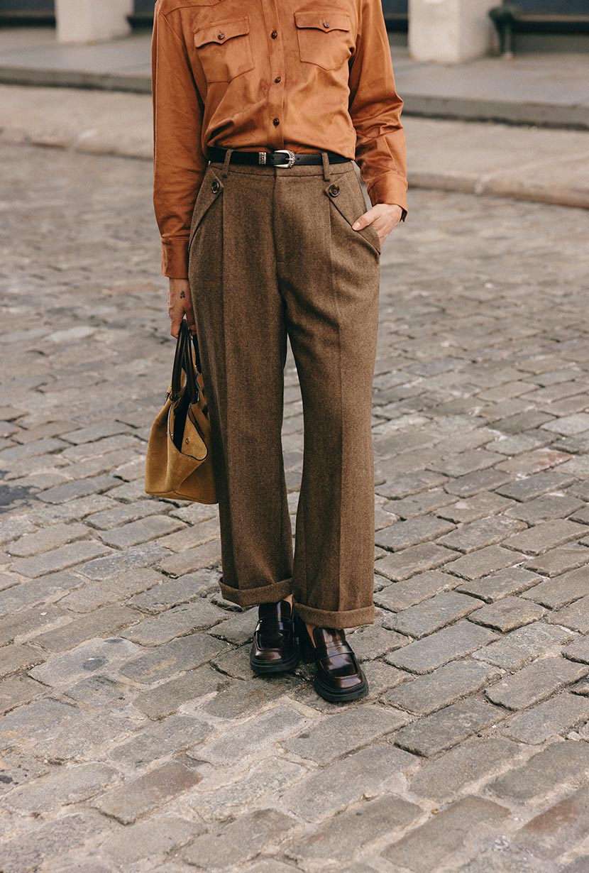 Reign Wool Pants - Hazelnut