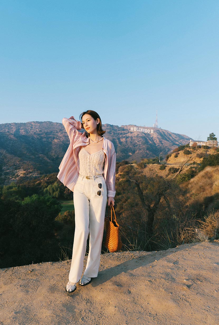 Odilia Mid Rise Straight Leg Jeans - Cream