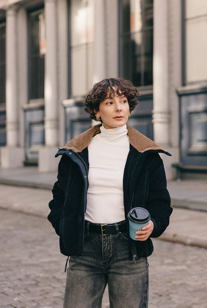 Cayden Mid Rise Straight Leg Jeans - Charcoal