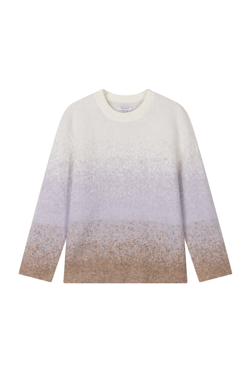 Dale Mohair Sweater - Ombre Plum
